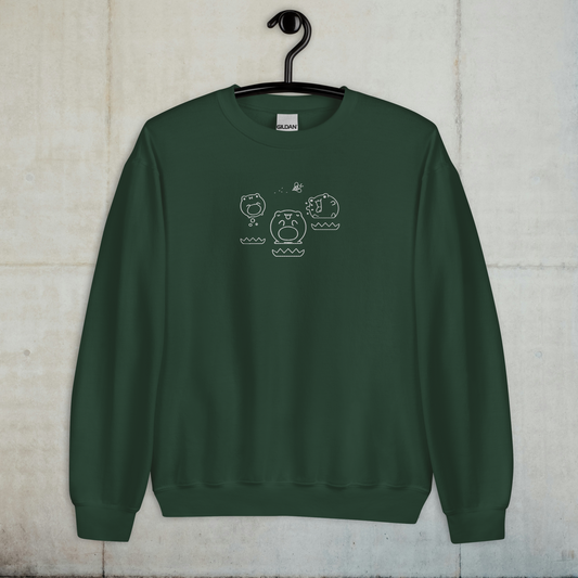 Froggy Life | Embroidered Sweater